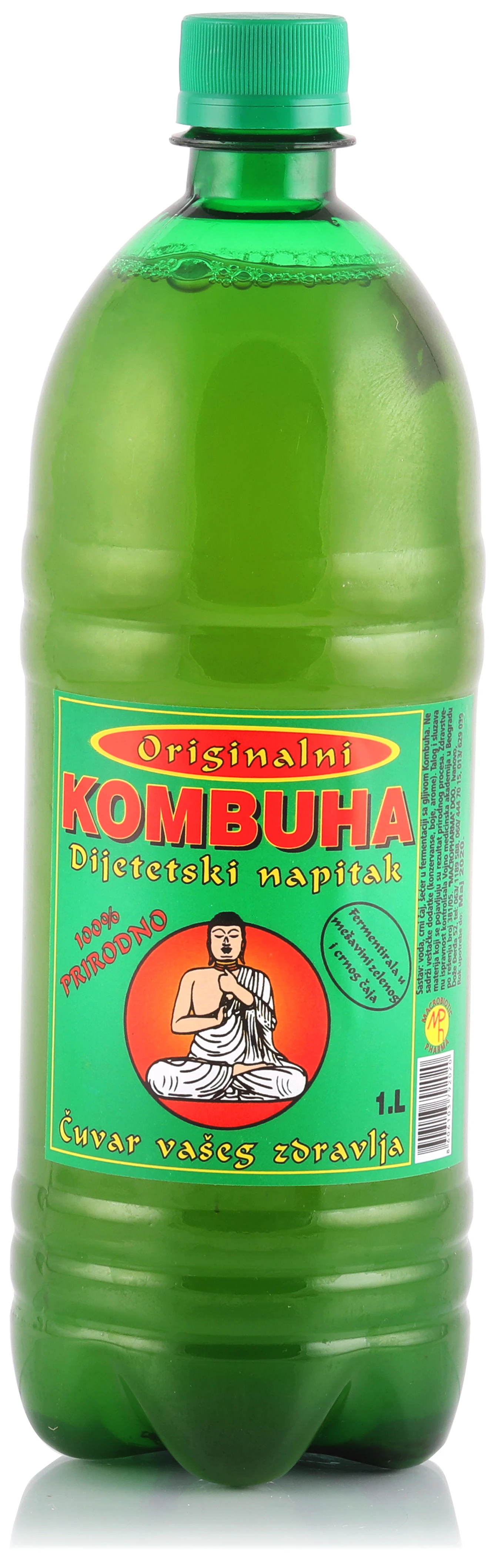 Kombuha napitak 1 l Macrobiotic Pharma